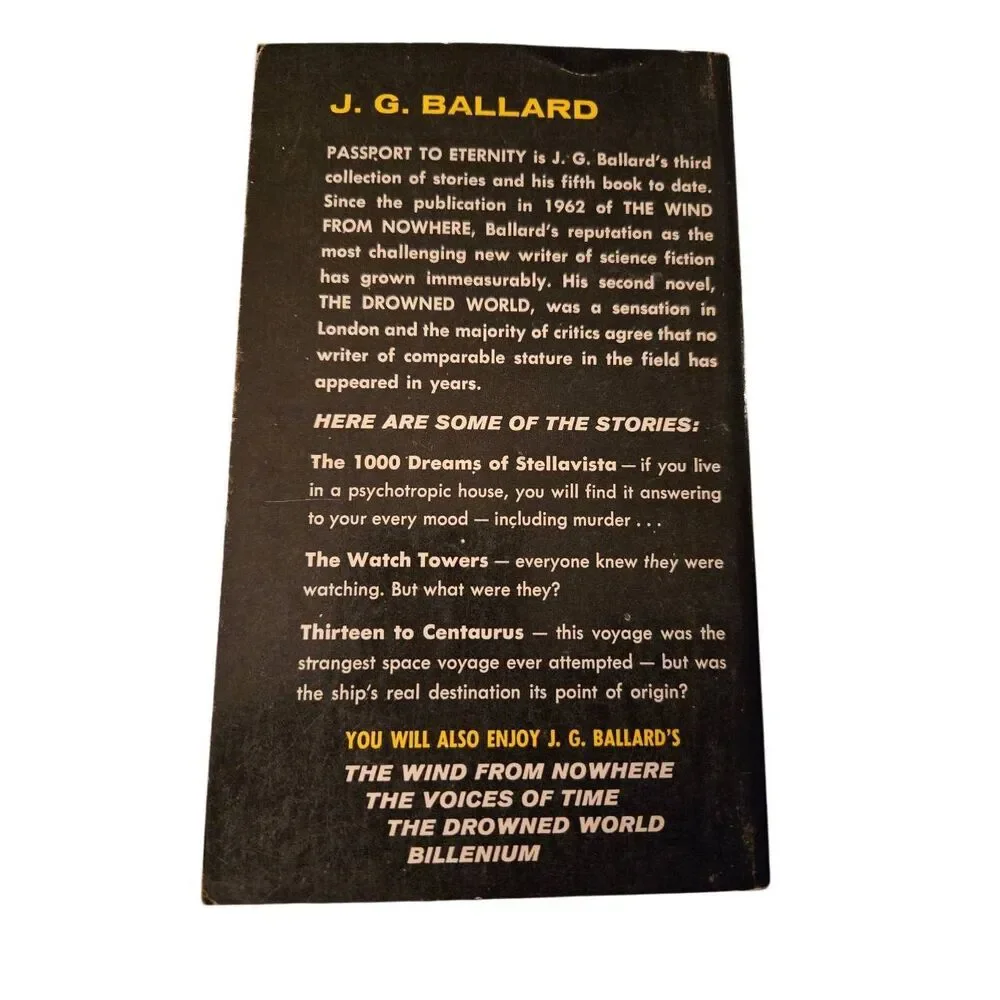 Passport to enternity by J.G. Ballard - Berkley medallion - Picture 5 of 5